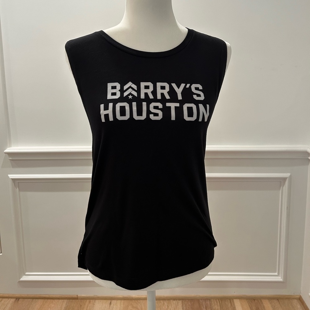 Barry’s Houston‎ Black Tank Top Size Small